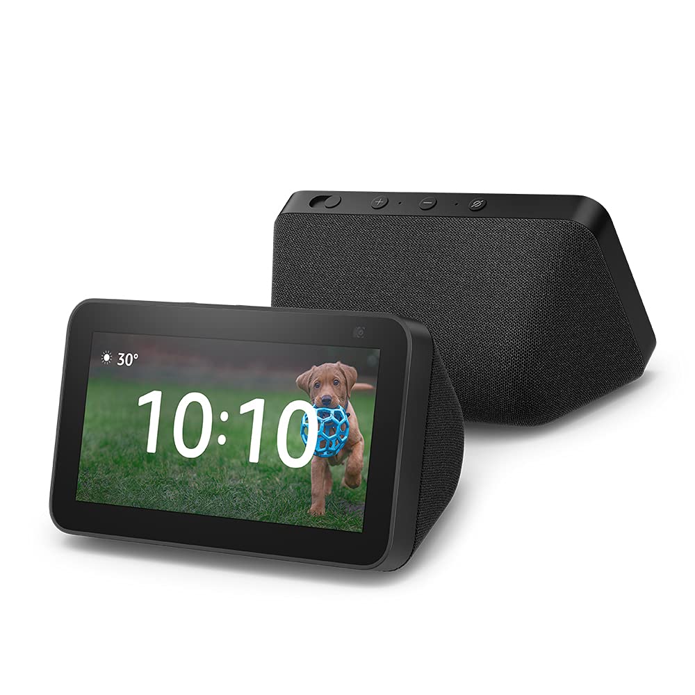 All new Echo Show 5 (2nd Gen) - Smart speaker with 5.5" screen, crisp sound and Alexa (Black)
