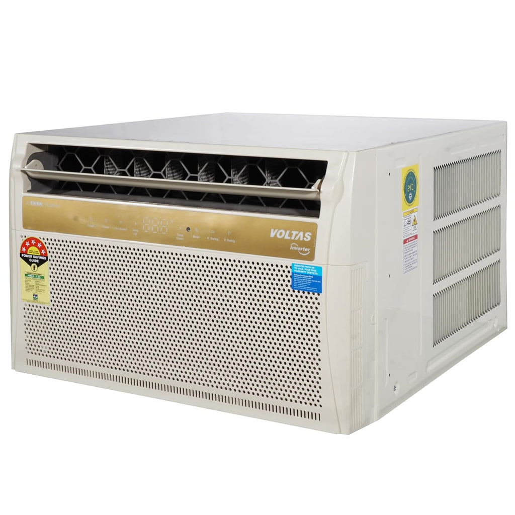 Voltas 185V Vertis Topaz 1.5 Ton 5 Star Inverter Window AC – Copper Condenser, R32 Refrigerant, High Ambient Cooling, Made in India