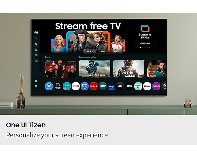 Samsung QA75Q7FAAULXL 75 Inch 4K Ultra HD Smart QLED TV | Quantum HDR | Dual LED | Voice Assistant | Supreme UHD Dimming