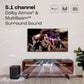 JBL Bar 500 Pro Dolby Atmos® Soundbar with Wireless Subwoofer, 5.1 Channel, 3D Surround,(590W)