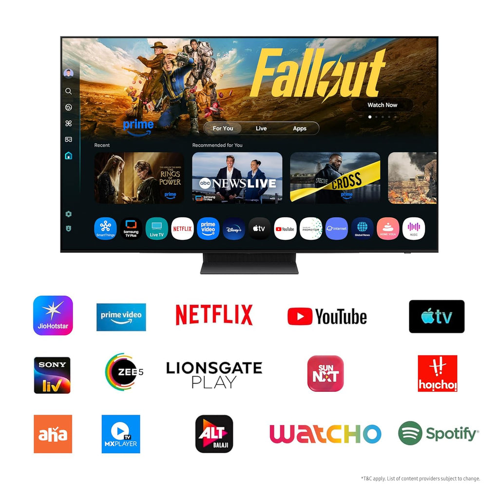 Samsung QA65S90FAELXL 65 Inch 4K OLED Smart TV | 144Hz Refresh Rate | Dolby Atmos | AI Gen3 Processor – Graphite Black