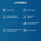 Lloyd GLW18C5XWSEA 1.5 Ton 5 Star Fixed Speed Window AC (Copper, White with Silver Deco Strip)