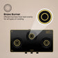 Crompton Oressa CKT-ORR723-MSB 3 Burner 72 cm Slim Glass Cooktop