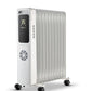 Russell Hobbs ROR11DF 2900W 11-Fin Oil Filled Radiator Room Heater | Smart Digital Heating, 24H Timer, 3 Intelligent Modes, Safety Protection | LED Touch, Foldable Wheels | 2 Yr Warranty