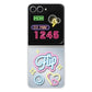Samsung Galaxy Z Flip6 Flipsuit Case – Neon Card Gray | LED Animation | Eco-Friendly | Suraj Electronics Delhi NCR