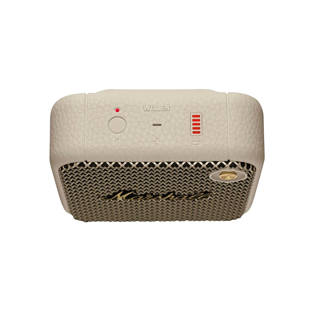 Marshall Willen Portable Bluetooth Speaker – Cream | 15+ Hours