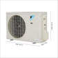 Daikin GTL50UV16 1.5 Ton 3 Star Fixed Speed Split AC (Copper Condenser, PM2.5 Filter, COANDA Airflow, White)