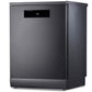 Voltas Beko DF15A 15 Place Setting Dishwasher (Anthracite) | CornerIntense™ | Wi-Fi Smart Control | ProSmart™ Inverter Motor | Made in Turkey