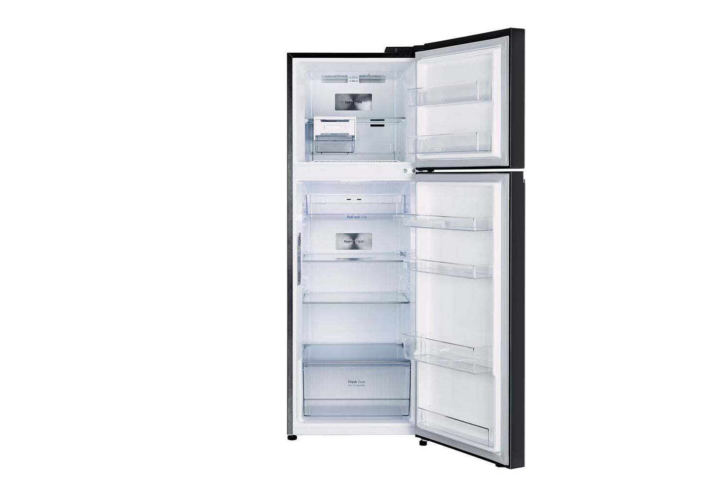 LG GL-T342TESX 322L Double Door Refrigerator, LG ThinQ, Wifi Convertible +Door Cooling , Ebony Sheen, 3 Star