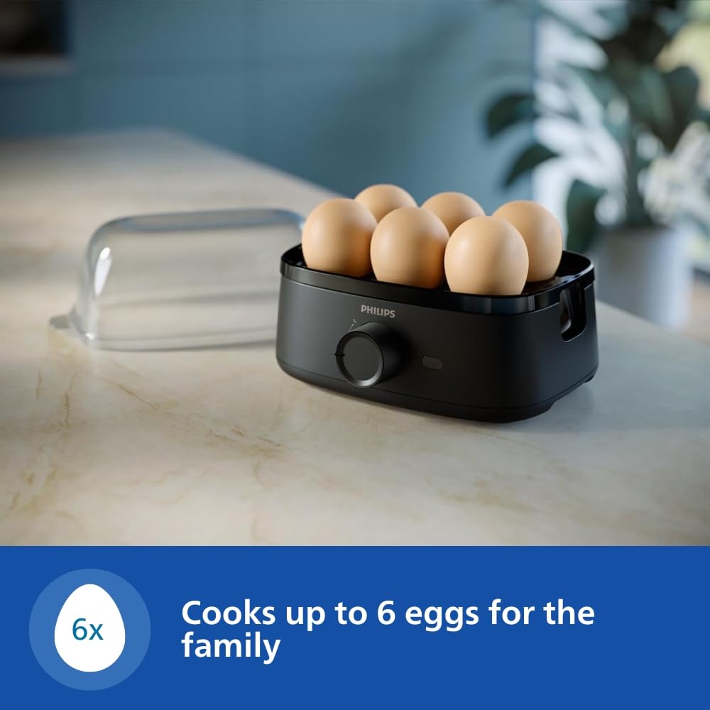 Philips HD9137/90 Egg Boiler 400W | 6-Egg & Poached Egg Maker | Best Price in Delhi NCR