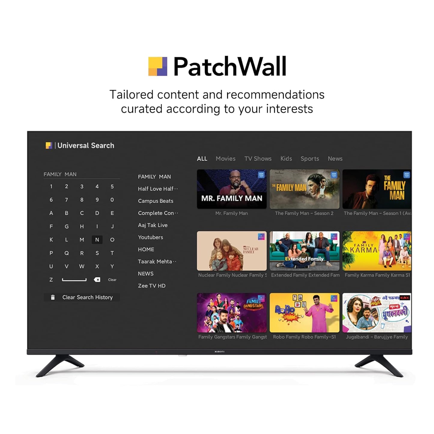 Xiaomi L43MB-AFIN 43 Inch Full HD Smart Google LED TV (HDR10, Dolby Audio, Vivid Picture Engine) – 108 cm, Black | Suraj Electronics Delhi NCR