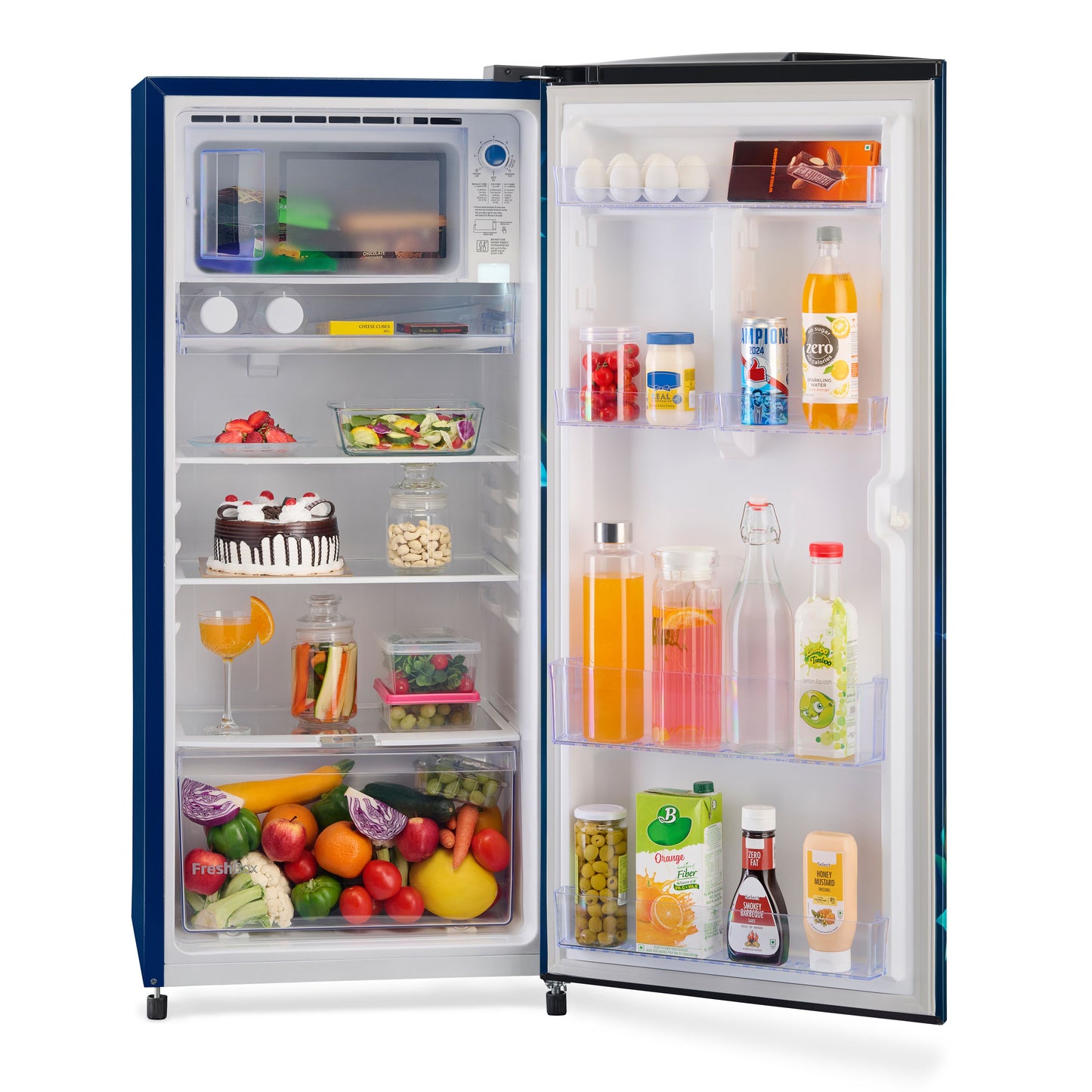 Voltas beko RDC220C / S0BTE0M0000GD 185 L, 3 Star, Direct Cool Single Door Refrigerator Tropical Blue