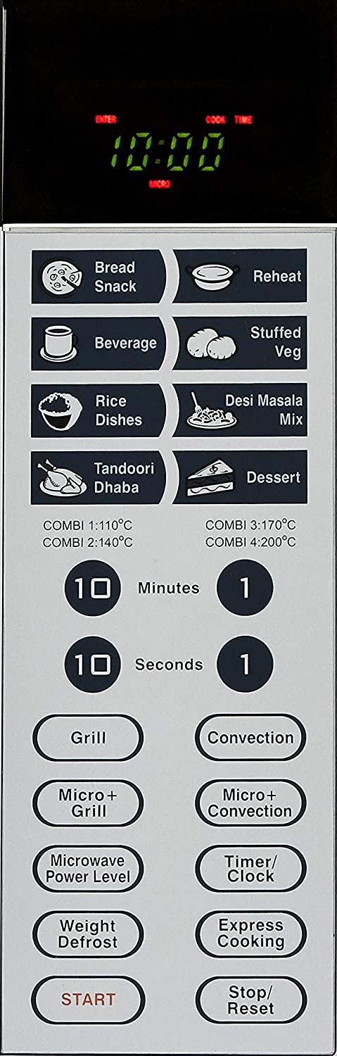 IFB 20SC2 20L Convection Microwave Oven (Metallic Silver) | 24 Auto Cook Menus | Multi-Stage Cooking | Suraj Electronics Delhi NCR