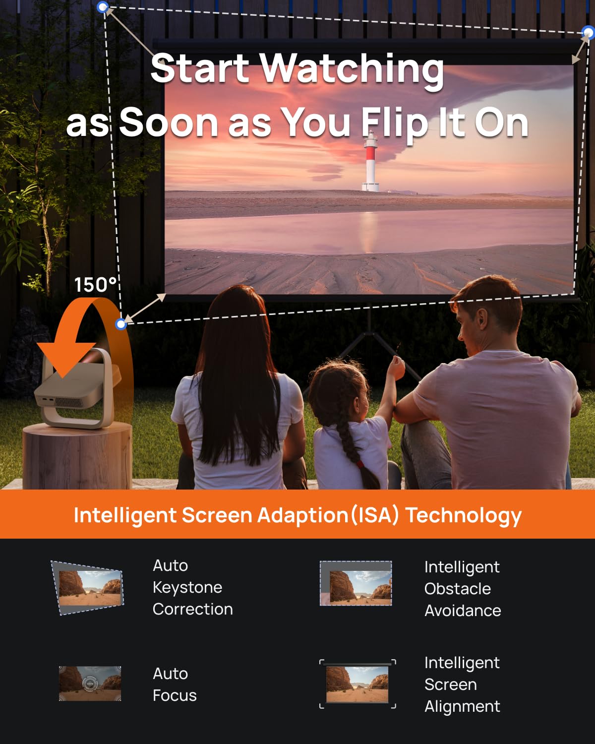 XGIMI Elfin Flip Portable Projector | Full HD 1080p | Licensed Netflix | 400 ISO Lumens | HDR10 | Auto Focus &amp; Built-in Stand | Suraj Electronics Delhi NCR