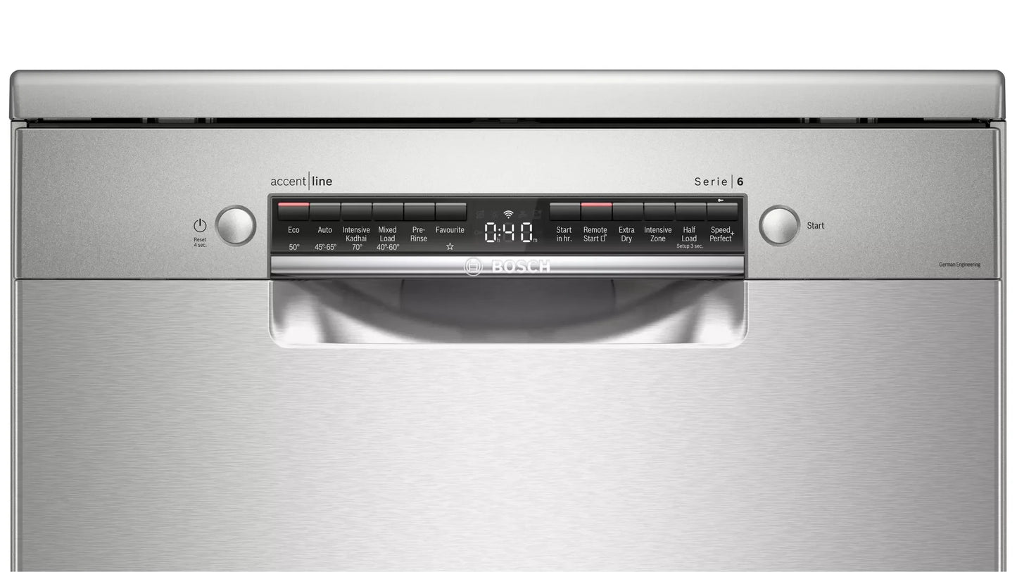 Bosch Dishwasher SMS6HVI01I 14 Place Settings ( Silver Inox)