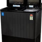 Voltas Beko WTT120UPA/BKSSDG5GTDA 12 Kg 5 Star Semi-Automatic Top Load Washing Machine | Double Waterfall, 1350 RPM, Black