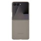 Samsung Galaxy Flip7 Kindsuit Case (Gray) | Vegan Leather | Original Samsung Accessory | Suraj Electronics Delhi NCR