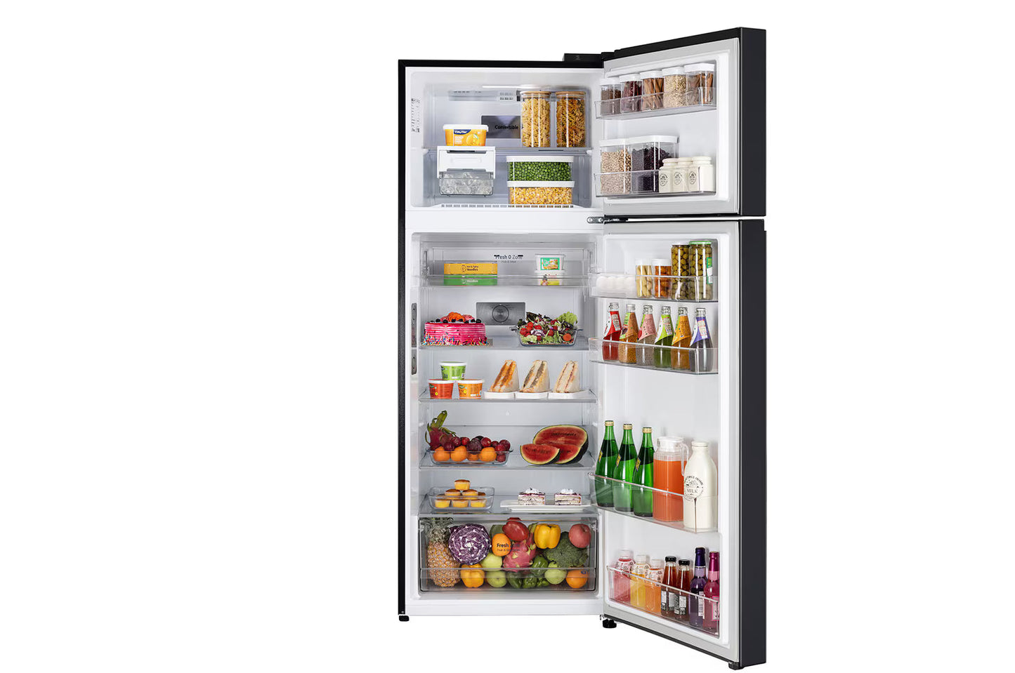 LG GL-T492EBMY 466L Wi-Fi Convertible Refrigerator | Smart Inverter | Black Mirror Finish – Suraj Electronics