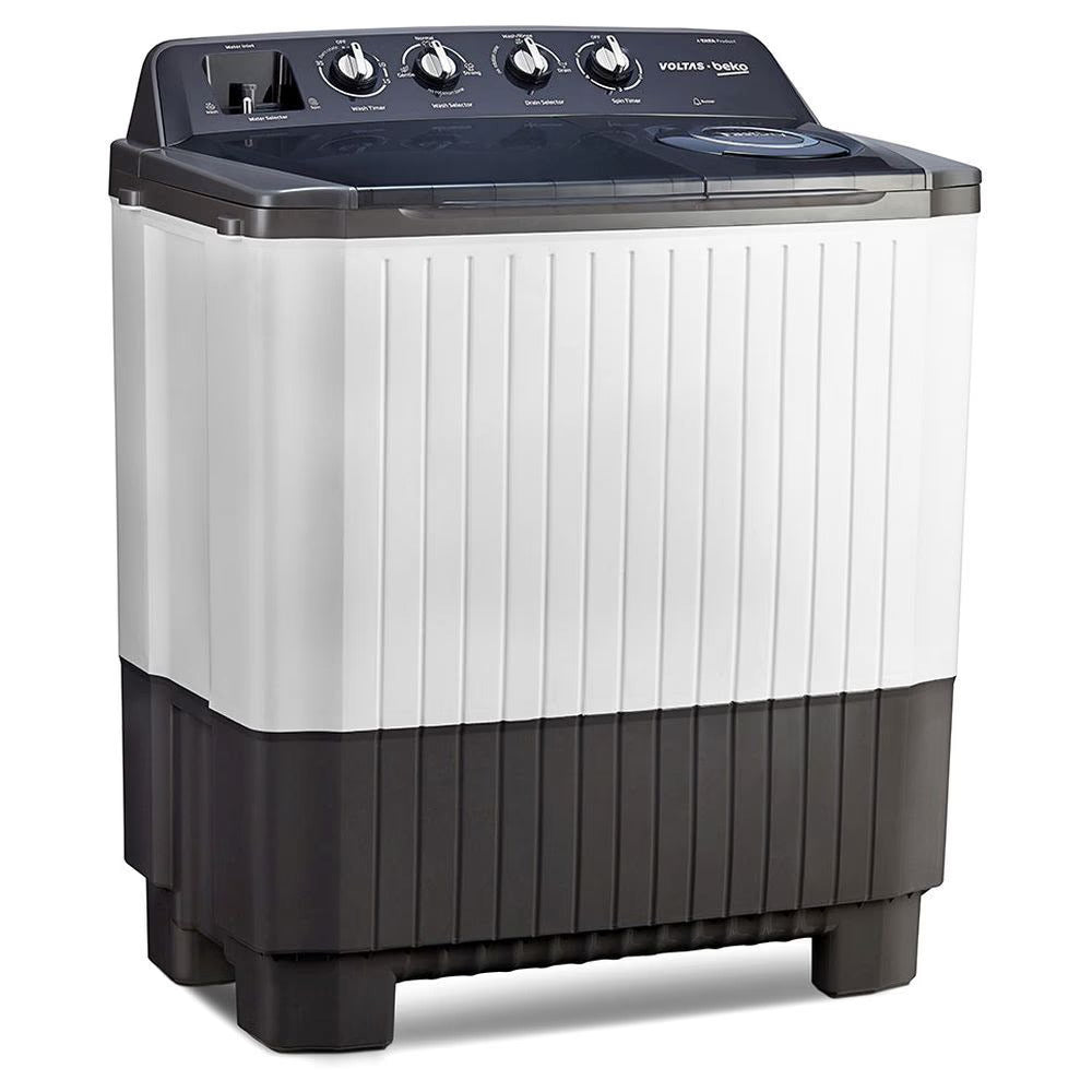 Voltas Beko 7.2 Kg Semi-Automatic Washing Machine (WTT72GRTPRMDZ) | Fast Dry | Powerful Motor | Grey | 2 Yr Warranty