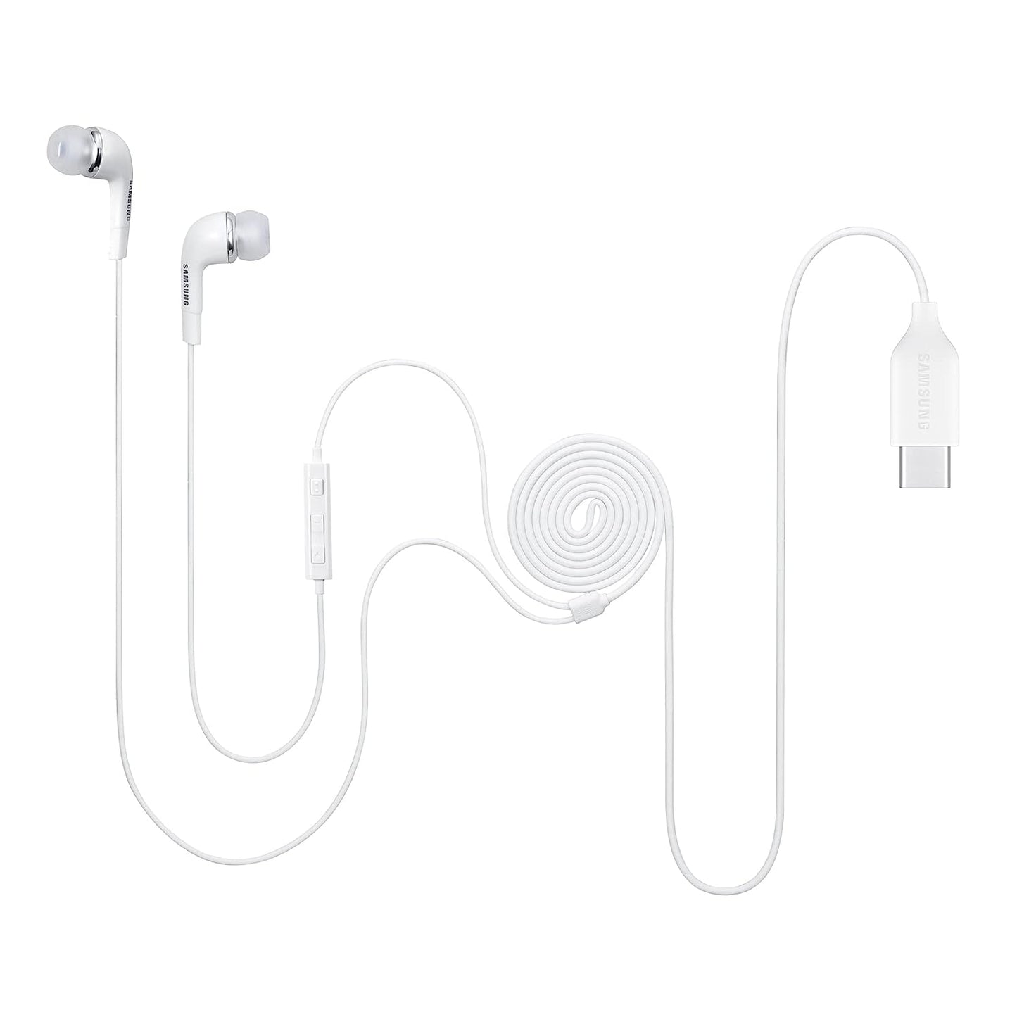 Samsung Original IC050 Type-C Wired In-Ear Earphones with Mic (White) | Noise Isolation | Suraj Electronics Delhi NCR