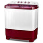 Voltas Beko WTT70DBRT 7 Kg 5 Star Semi Automatic Top Load Washing Machine | Special Pulsator, Fast Dry, Double Waterfall | White & Burgundy | Buy at Suraj Electronics