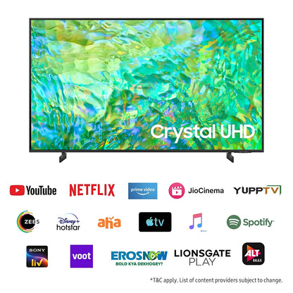 Samsung 189 cm UA75CU8000KXXL(75 inches) 4K Ultra HD Smart LED TV