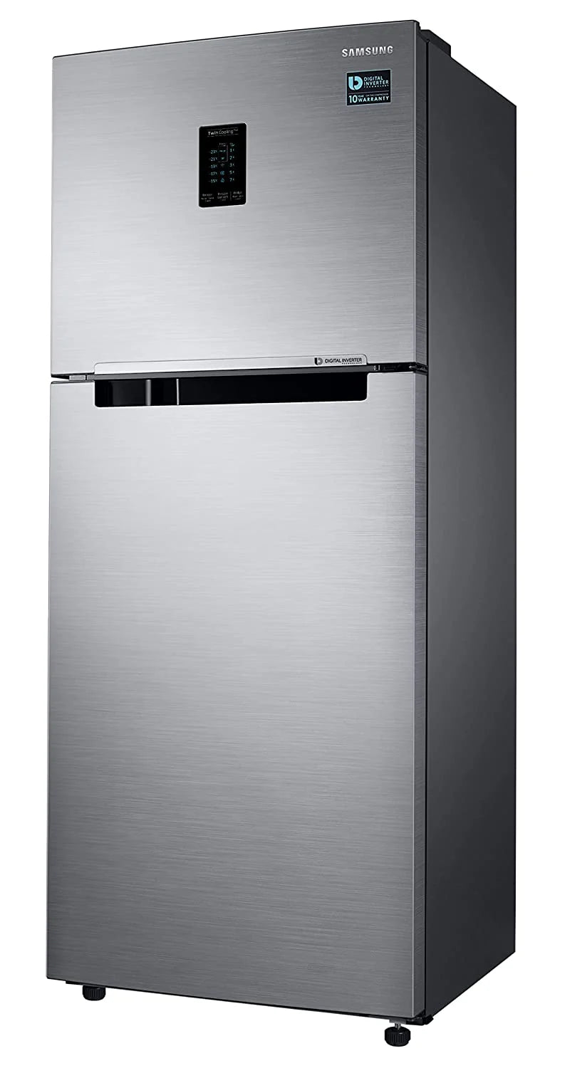 Samsung RT34C4522S8/HL 301L 2 Star Inverter Frost-Free Convertible 5 In 1 Double Door Refrigerator (Elegant Inox )