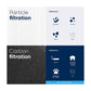 Blueair 121 Replacement Filter | Particle + Carbon | Genuine Filter for Blueair 121 Purifier | Removes Dust, Smoke &amp; Odors | Suraj Electronics