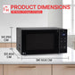 LG MS3032BK 30 L Solo Microwave Oven | iWave Technology | Steam Clean | 44 Auto Cook Menu | Suraj Electronics Delhi NCR