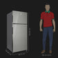 Godrej RT EON ALPHA 270C RI ST GL 238L 3-Star Frost Free Double Door Refrigerator | Advanced Inverter Technology | Nano Shield | Steel Glow | 10-Year Compressor Warranty