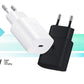 Samsung 25W C TO C Super Fast Charging Travel Adapter for Cellular Phones - White