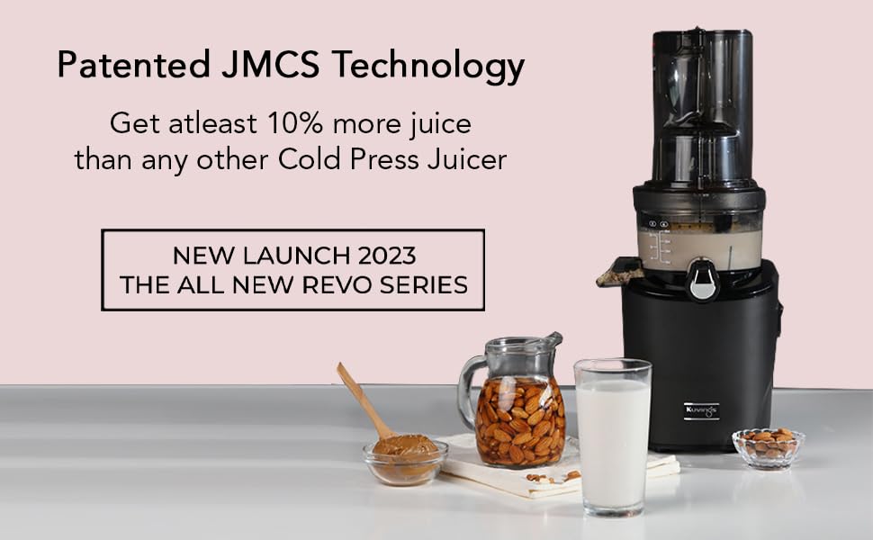Kuvings REVO830 Black Luxury Cold Press Juicer | 12 Yr Warranty | Suraj Electronics