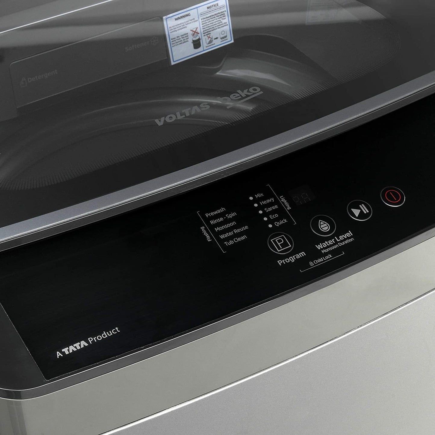 Voltas Beko WTL62UPGB 6.2 kg fully-Automatic Top Loading Washing Machine ( Gray )