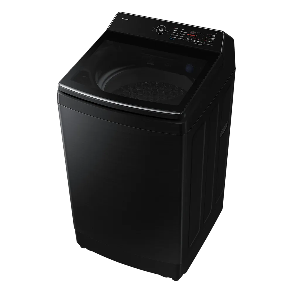 Samsung WA80F12B6BTL 12 Kg 5 Star Inverter Fully Automatic Top Load Washing Machine (Wi-Fi, Eco Bubble, Black Caviar) – Smart Control