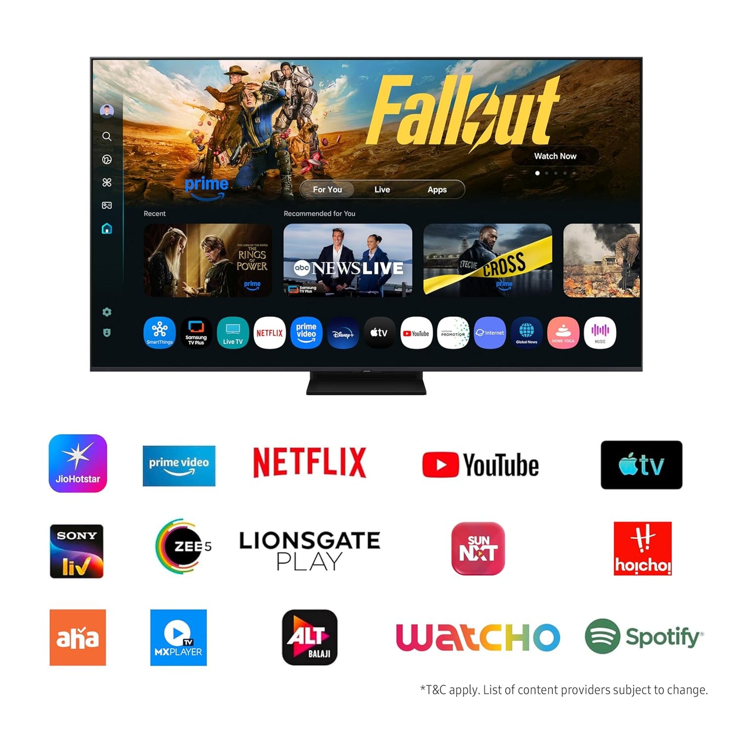 Samsung QA65QN80FAULXL  163 cm (65 inches) 4K Ultra HD Mini-LED Neo-QLED Smart TV (Titan Black)