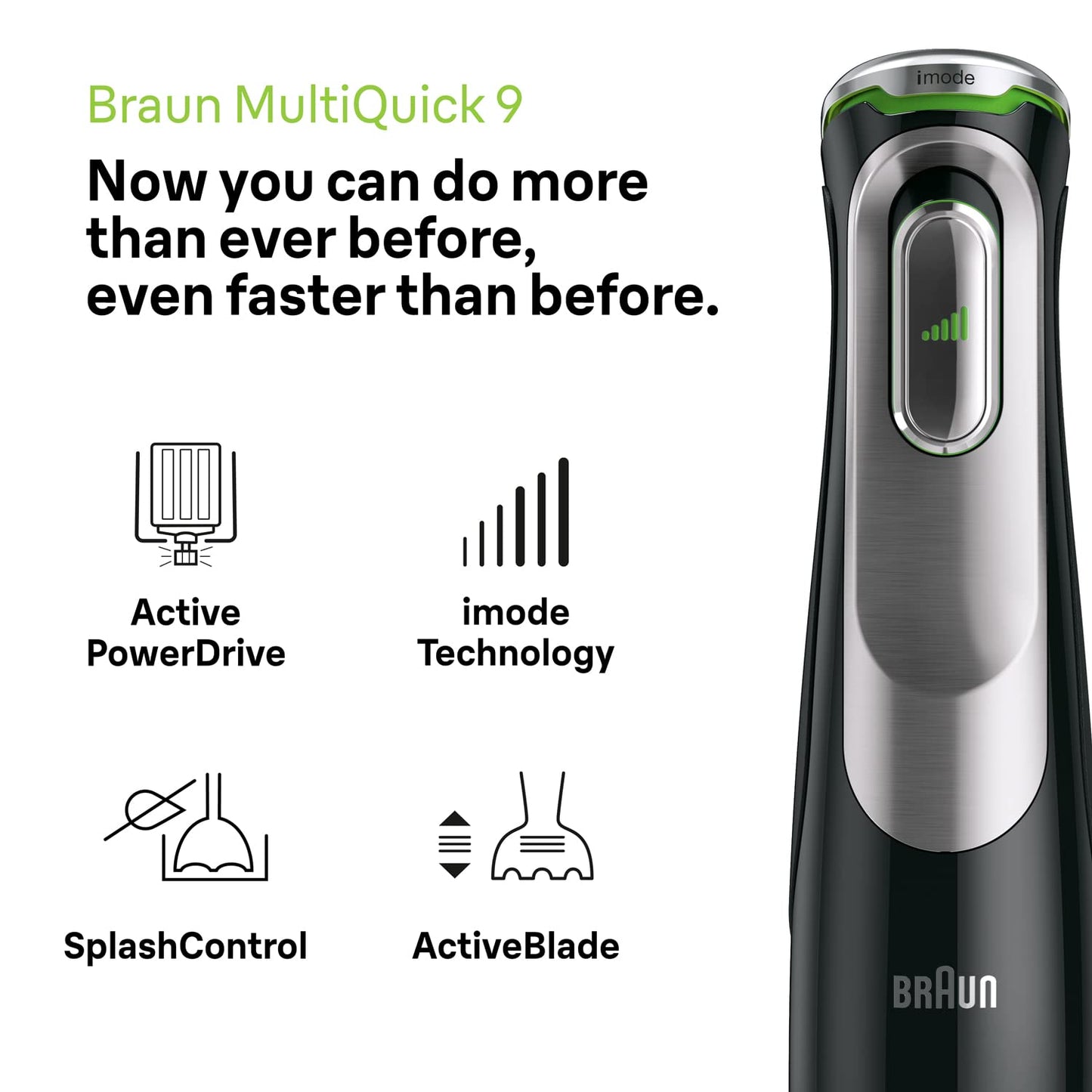 Braun MQ9187XLI MultiQuick 9 1200W Hand Blender | ActiveBlade | SmartSpeed | Food Processor | Suraj Electronics Delhi NCR