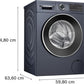 Bosch WGA254ZPIN 10 kg 5 Star Front Load Washing Machine with Steam, AI Active Water Plus & Anti Stain – Suraj Electronics Delhi NCR