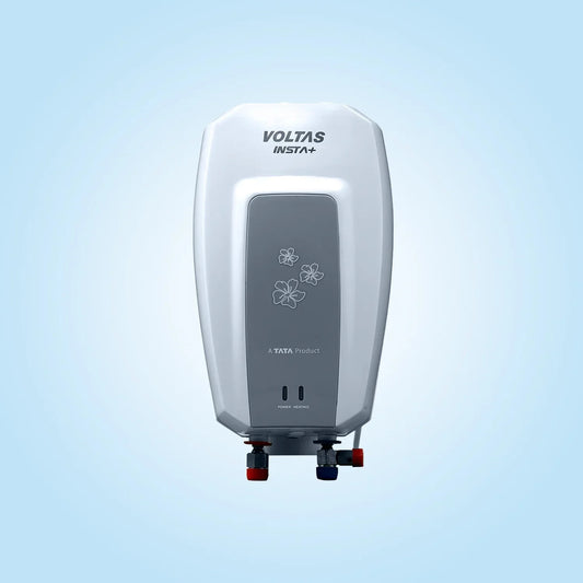 Voltas Insta+ 3IPBWT 3L 5 Star Instant Water Heater | 3000W Copper Heating Element | Overheat Protection | High-Rise Compatible | White