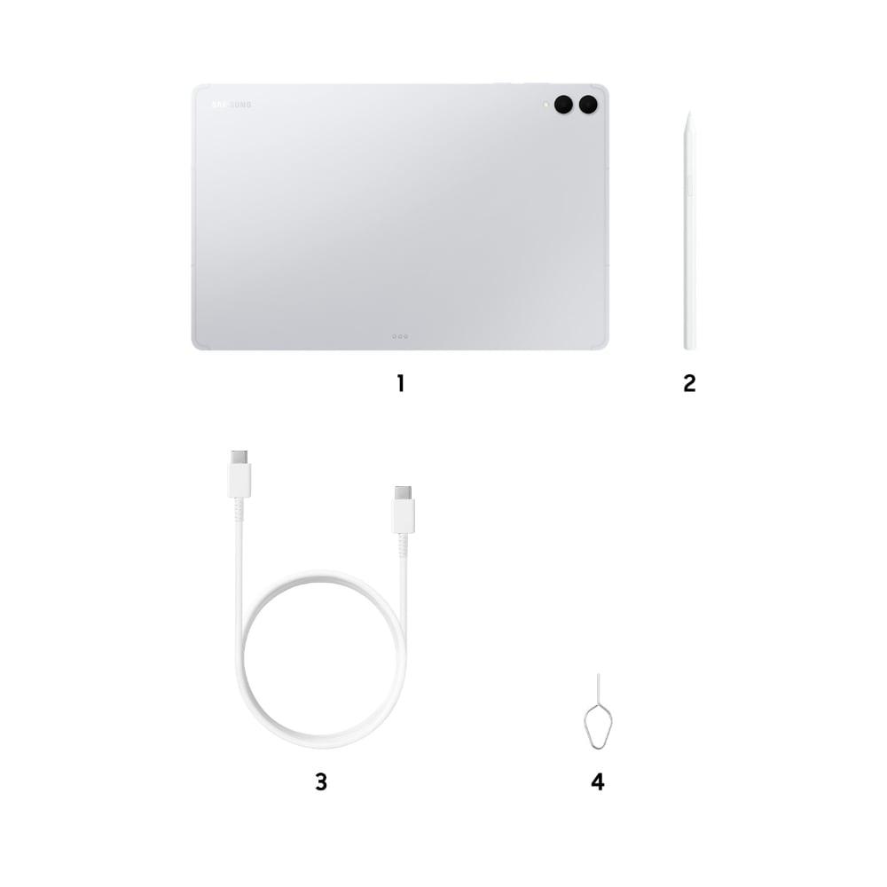Samsung Tablet S11 Ultra 37.08 cm (14.6 Inch) Wi-Fi + 5G Tablet with S-Pen, 12 GB RAM, 256 GB, Silver, SM-X936BZSAINU