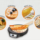 Glen SA-3038N Electric Dosa Maker (1000W, Black) | Adjustable Temperature | Non-Stick Coating | Suraj Electronics Delhi NCR
