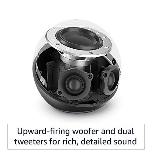 Amazon Echo (4th Gen)| Premium sound powered by Dolby and Alexa (Black) Big Speaker
