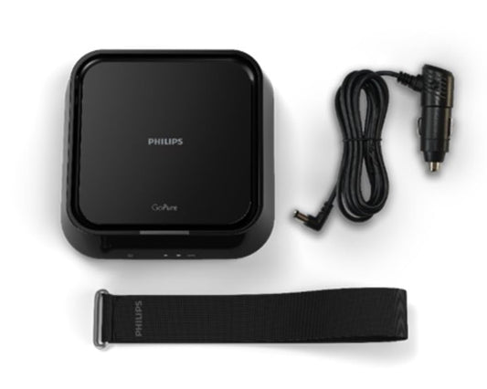 Philips GoPure 5211 Car Air Purifier (Black) | HEPA + HESA Filter | Removes PM2.5, NO₂, SO₂ | Airmid Certified | Suraj Electronics Delhi NCR