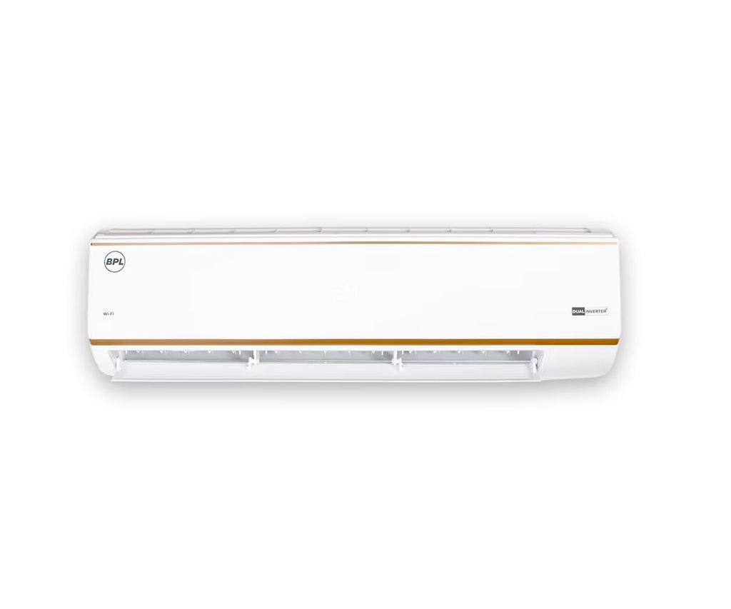 BPL  BAS-D193PTFG 1.5 Ton 3 Star Wi-Fi Dual Inverter Split AC (Copper, 6-in-1 Expandable,PM 0.1 Filter,Dual Inverter+, Powered by AI, Gold Fin Coating),WHITE