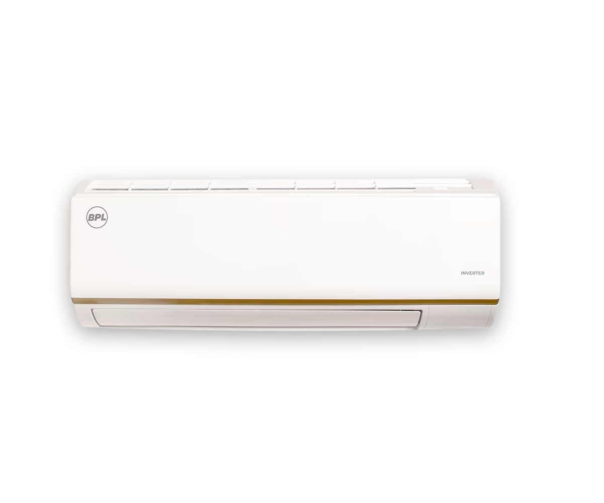 BPL BAS-V195PBYG 1.5 Ton 5 Star Inverter Split AC with 6-in-1 Expandable Mode, IFeel, IClean, PM 2.5 Filter & Blue Fin Coating (White)