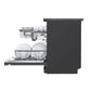LG DFB424FM 14 Place Setting Dishwasher | TrueSteam, QuadWash, EasyRack Plus, Wi-Fi Enabled, Matte Black, Inverter Direct Drive Motor | Freestanding Dishwasher for Indian Kitchens