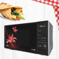 LG MS2043BR 20 L Solo Microwave Oven (Black) – i-Wave Technology, Anti-Bacterial Cavity, Steam Clean, 44 Auto Cook Menus, Energy Saving