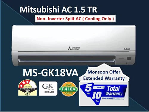 Mitsubishi Electric AC MS-GK18VA 1.5 TR Non-Inverter Split AC (Cooling Only)