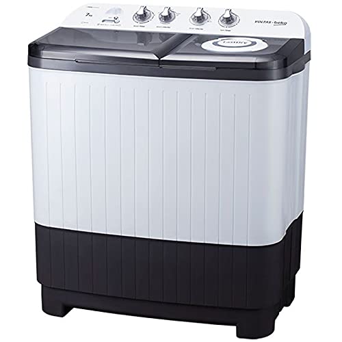 Voltas Beko WTT70DGRT 7 Kg Semi-Automatic Top Load Washing Machine | Double Waterfall | Special Pulsator | 1300 RPM Fast Dry | Suraj Electronics