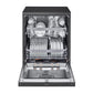 LG DFB424FM 14 Place Setting Dishwasher | TrueSteam, QuadWash, EasyRack Plus, Wi-Fi Enabled, Matte Black, Inverter Direct Drive Motor | Freestanding Dishwasher for Indian Kitchens