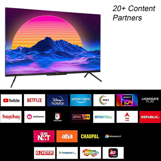 Lloyd 43UX900D 43-Inch 4K Ultra HD Smart LED Google TV | Dolby Vision & Atmos | AI Quad-Core Processor | Hands-Free Voice Control | Dual Band Wi-Fi